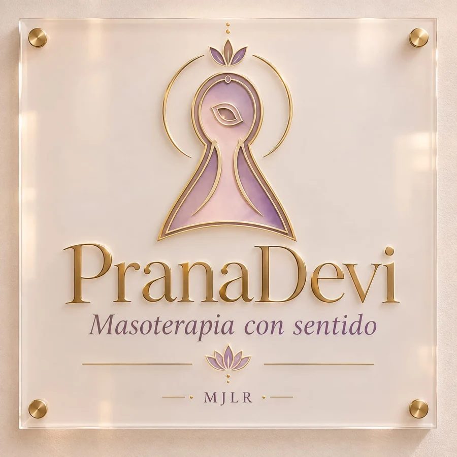Logo de PranaDevi, Masoterapia con sentido